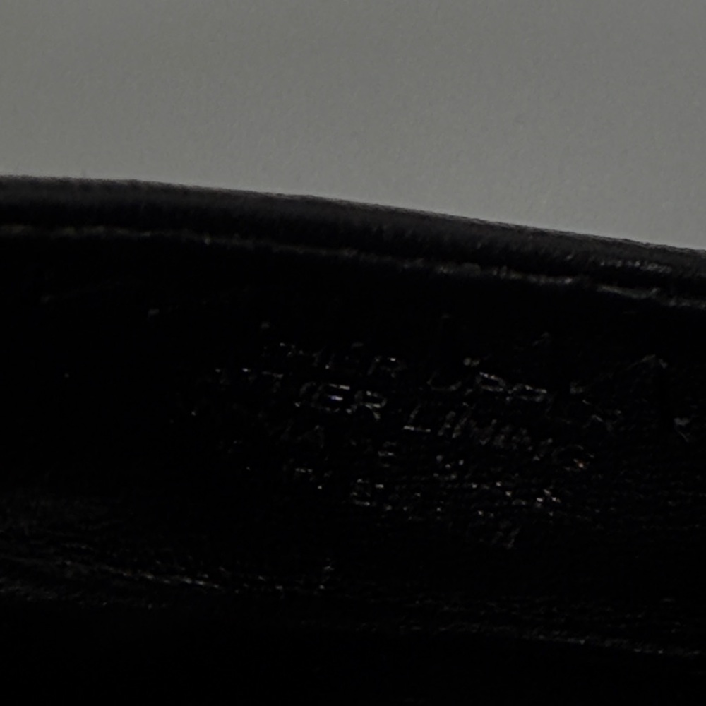 Tory Burch Reva Leather Travel Ballet Flat Black Silver Size 8 1/2 - Picture 7 of 8